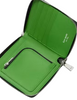 Kate Spade New York Label Small Compact Webbed Wristlet Parchment