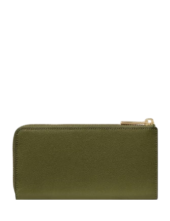 Kate Spade New York Large Slim L-zip Wallet Enchanted Green