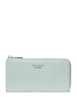 Kate Spade New York Large Slim L-zip Wallet Lake Mist
