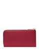 Kate Spade New York Large Slim L-zip Wallet Red Jam
