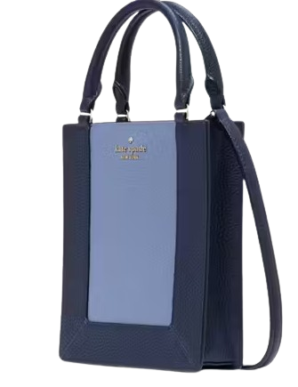 Kate Spade New York Lena Colorblock Mini Tote Parisian Navy