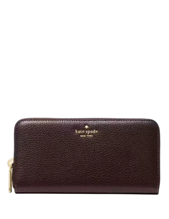Kate Spade New York Lena Large Continental Wallet Hot Fudge