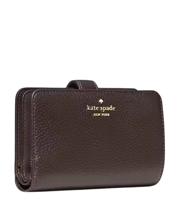 Kate Spade New York Lena Medium Bifold Wallet Hot Fudge