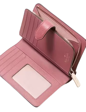 Kate Spade New York Lena Medium Bifold Wallet Pomegranate 