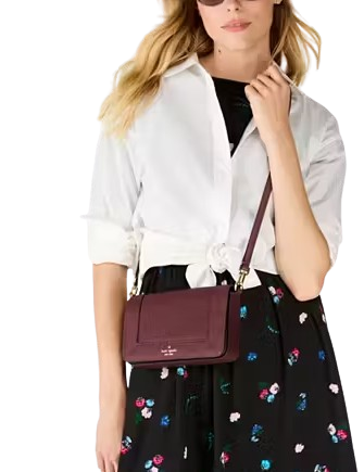 Kate Spade New York Lena Mini Crossbody Cherrywood