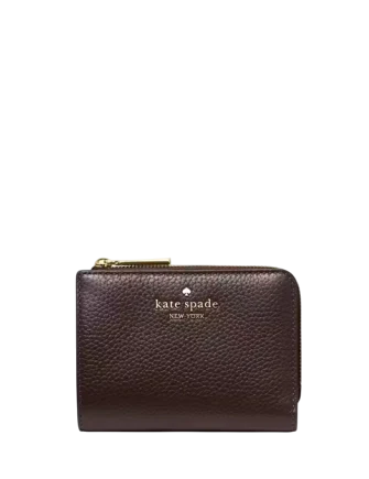 Kate Spade New York Lena Small L Zip Wallet Hot Fudge