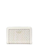 Kate Spade New York Lena Straw Medium Bifold Wallet Meringue