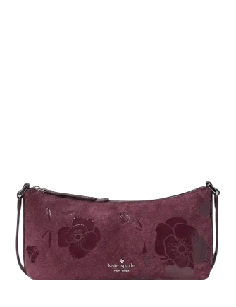 Kate Spade New York Lenox Floral Suede Mini Crossbody Bag