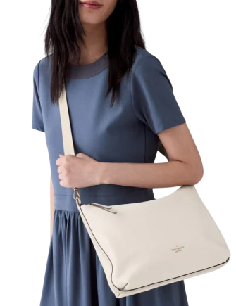 Kate Spade New York Lenox Large Crossbody Bag Cashew Milk