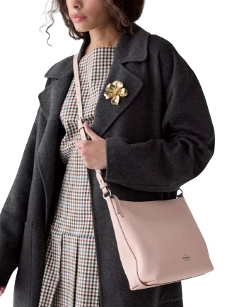 Kate Spade New York Lenox Large Crossbody Bag Smoke Rose