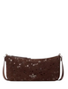Kate Spade New York Lenox Suede Dots Mini Crossbody Bag Hot Fudge