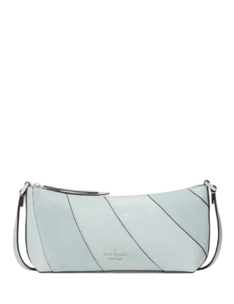 Kate Spade New York Lenox Suede Mix Mini Crossbody Bag  Lake Mist 