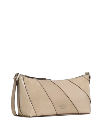 Kate Spade New York Lenox Suede Mix Mini Crossbody Bag Timeless Taupe