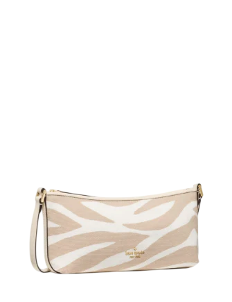 Kate Spade New York Lenox Zebra Mini Crossbody Bag  Natural 