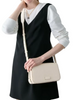Kate Spade New York Liv Crinkle Patent Crossbody Bag Cashew Milk