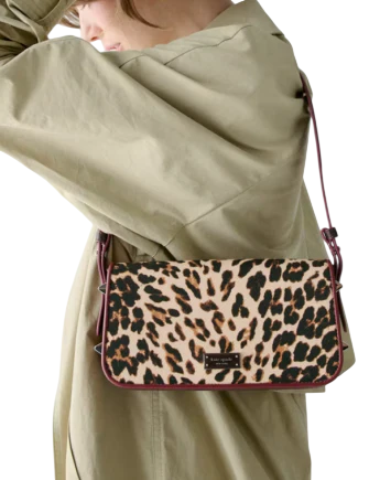 Kate Spade New York Liv Downtown Shoulder Bag  Leopard 