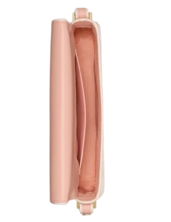 Kate Spade New York Liv Leather Shoulder Bag Apricot Cream