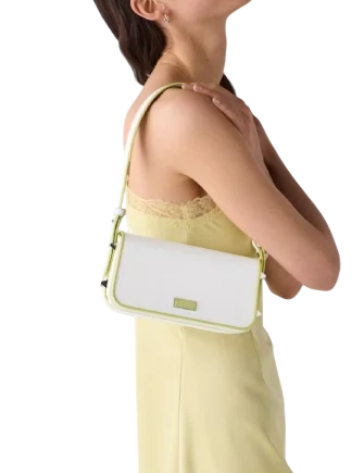 Kate Spade New York Liv Leather Shoulder Bag True White