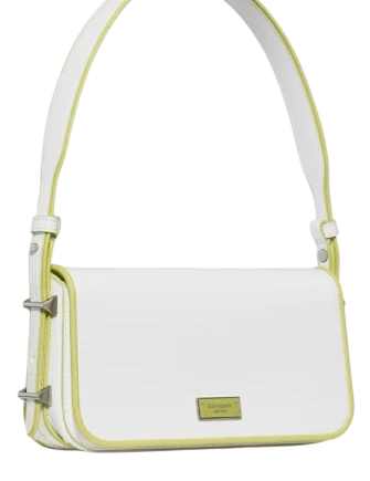 Kate Spade New York Liv Leather Shoulder Bag True White