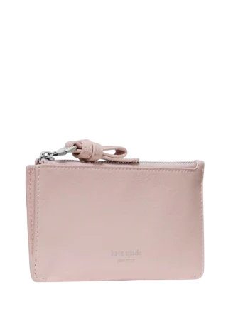 Kate Spade New York Loop Crinkle Patent Zip Card Case Morning Beach