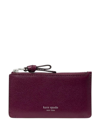 Kate Spade New York Loop East West Zip Card Case Purple Agate