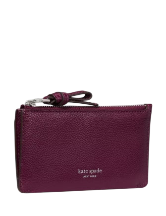 Kate Spade New York Loop East West Zip Card Case Purple Agate