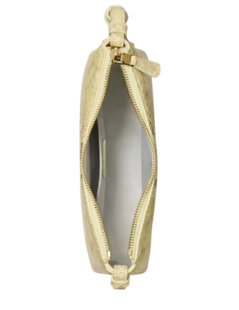 Kate Spade New York Loop Snake Embossed Crossbody Bag Pale Citron