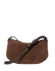 Kate Spade New York Loop Suede Crossbody Hot Fudge 
