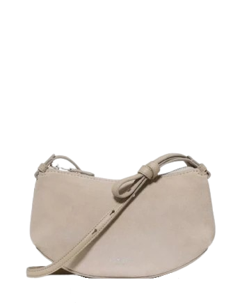 Kate Spade New York Loop Suede Crossbody Milk Glass