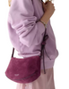 Kate Spade New York Loop Suede Crossbody Purple Agate