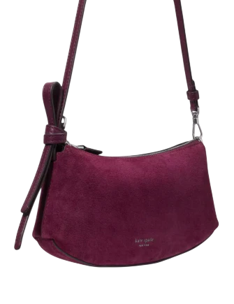 Kate Spade New York Loop Suede Pochette Purple Agate