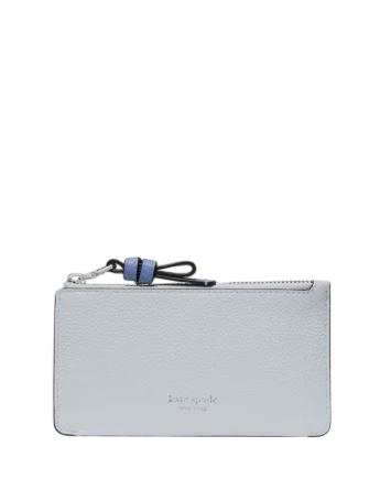 Kate Spade New York Loop Zip Card Case Pale Sapphirine