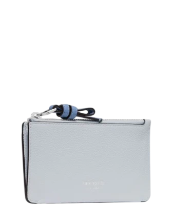 Kate Spade New York Loop Zip Card Case Pale Sapphirine