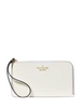 Kate Spade New York Lucy Crinkle Patent Medium L-zip Wristlet Meringue