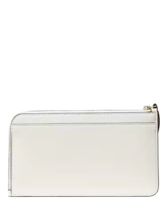Kate Spade New York Lucy Crinkle Patent Medium L-zip Wristlet Meringue
