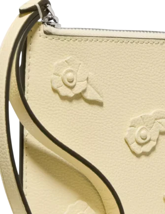 Kate Spade New York Lucy Floral Wristlet Lemon Fondant