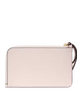 Kate Spade New York Lucy Heart Studs Small L-zip Wristlet  Powdered Sugar 