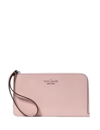 Kate Spade New York Lucy Medium L-Zip Wristlet Tutu Pink