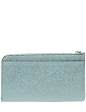 Kate Spade New York Lucy Pebbled Leather Medium L-zip Wristlet Aventurine