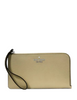 Kate Spade New York Lucy Pebbled Leather Medium L-zip Wristlet Elm