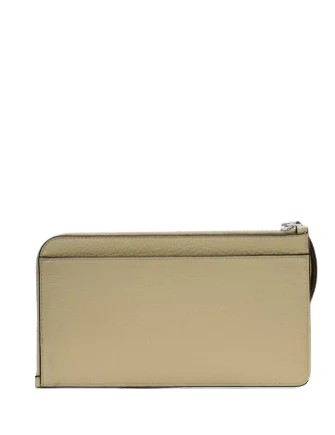 Kate Spade New York Lucy Pebbled Leather Medium L-zip Wristlet Elm