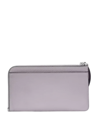 Kate Spade New York Lucy Pebbled Leather Medium L-zip Wristlet Lavender