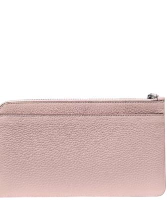 Kate Spade New York Lucy Pebbled Leather Medium L-zip Wristlet Tutu Pink