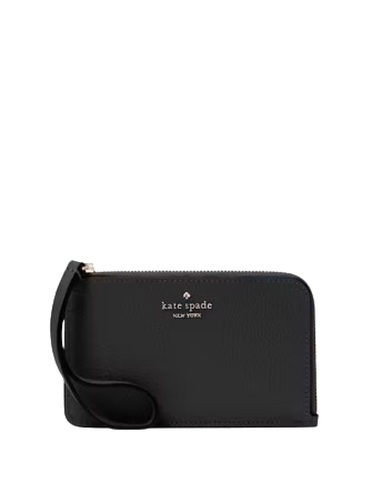 Kate Spade New York Lucy Small Card Holder Wristlet Black