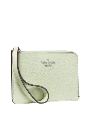 Kate Spade New York Lucy Small Card Holder Wristlet Lime Frosting