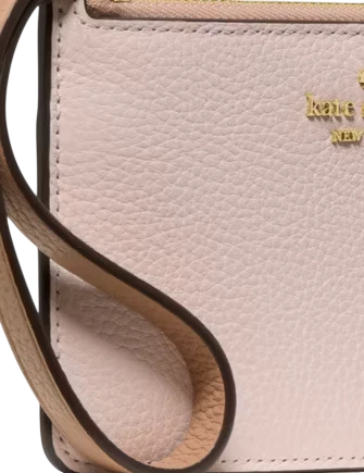 Kate Spade New York Lucy Small Card Holder Wristlet Powdered Sugar 