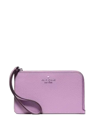 Kate Spade New York Lucy Small Card Holder Wristlet Wisteria