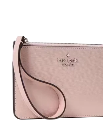 Kate Spade New York Lucy Small L-zip Card Holder Wristlet Tutu Pink 