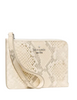 Kate Spade New York Lucy Snake Small Card Holder Wristlet Natural