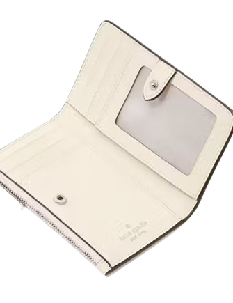 Kate Spade New York Madison Boxed Small Slim Bifold Wallet Meringue